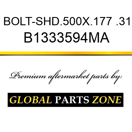 BOLT-SHD.500X.177 .31 B1333594MA