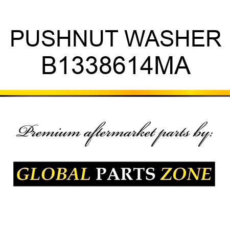 PUSHNUT WASHER B1338614MA