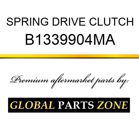 SPRING DRIVE CLUTCH B1339904MA