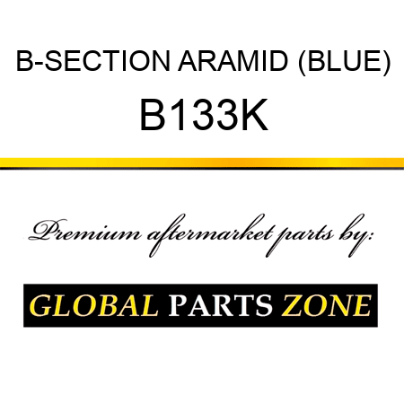 B-SECTION ARAMID (BLUE) B133K