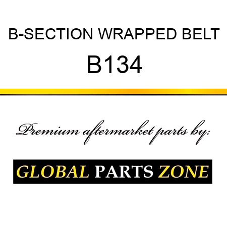 B-SECTION WRAPPED BELT B134