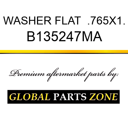 WASHER FLAT  .765X1. B135247MA