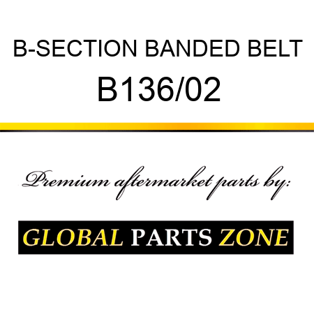 B-SECTION BANDED BELT B136/02