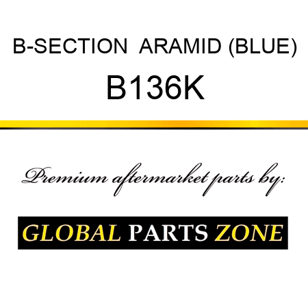 B-SECTION  ARAMID (BLUE) B136K