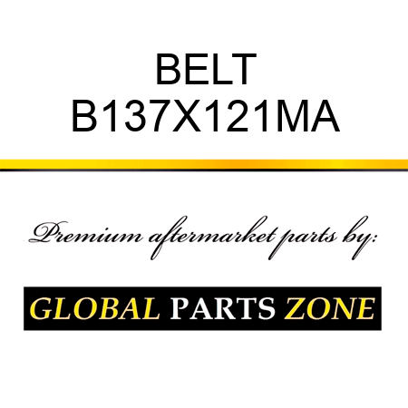 BELT B137X121MA