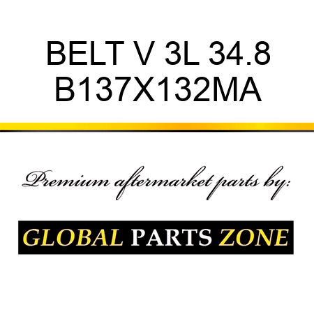 BELT V 3L 34.8 B137X132MA