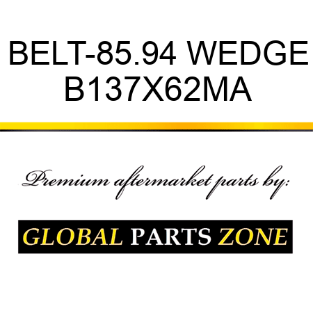 BELT-85.94 WEDGE B137X62MA