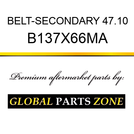 BELT-SECONDARY 47.10 B137X66MA