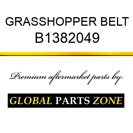 GRASSHOPPER BELT B1382049