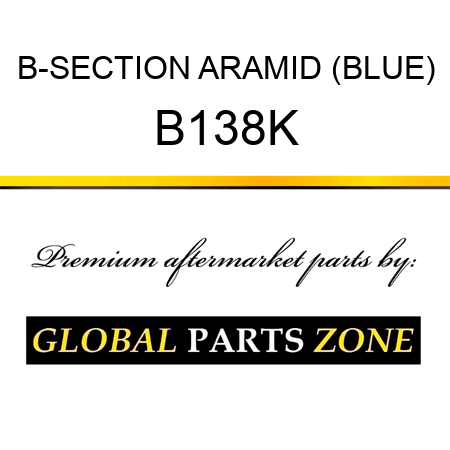 B-SECTION ARAMID (BLUE) B138K