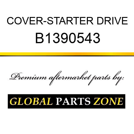 COVER-STARTER DRIVE B1390543