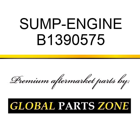 SUMP-ENGINE B1390575