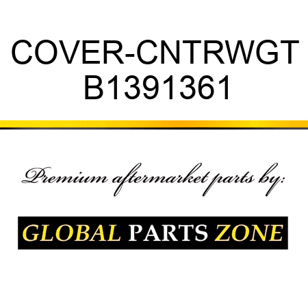 COVER-CNTRWGT B1391361