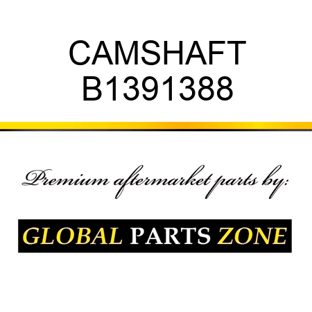 CAMSHAFT B1391388