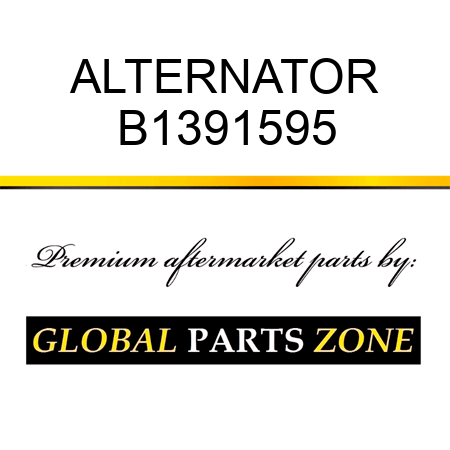 ALTERNATOR B1391595