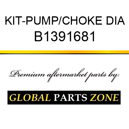 KIT-PUMP/CHOKE DIA B1391681