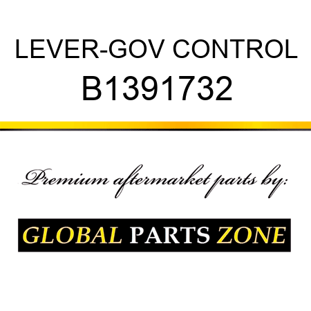 LEVER-GOV CONTROL B1391732