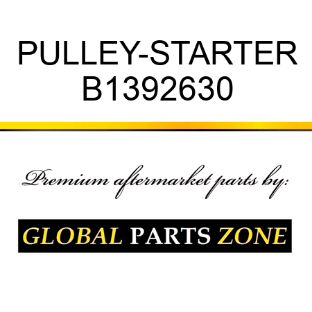 PULLEY-STARTER B1392630