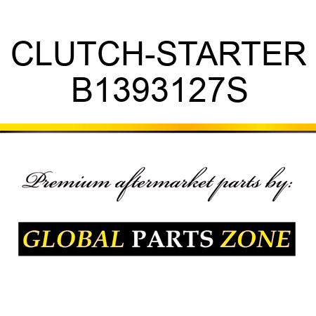 CLUTCH-STARTER B1393127S