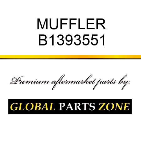 MUFFLER B1393551