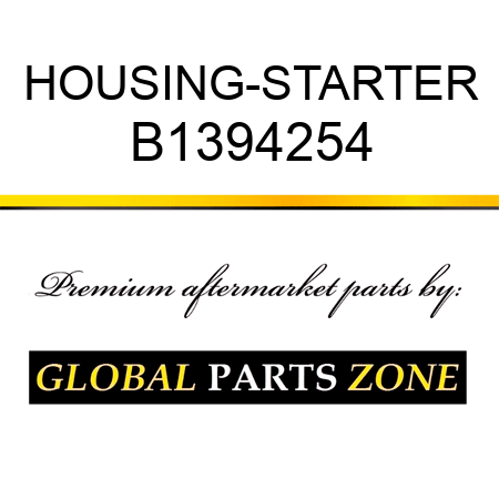 HOUSING-STARTER B1394254