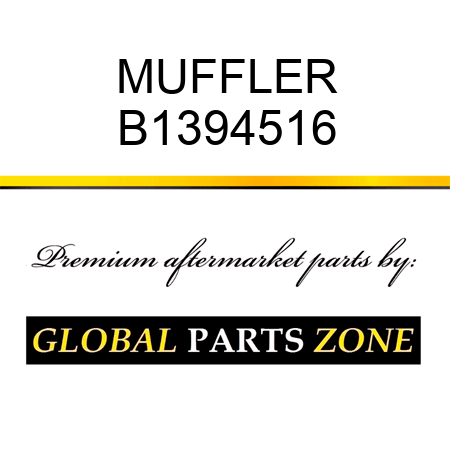 MUFFLER B1394516