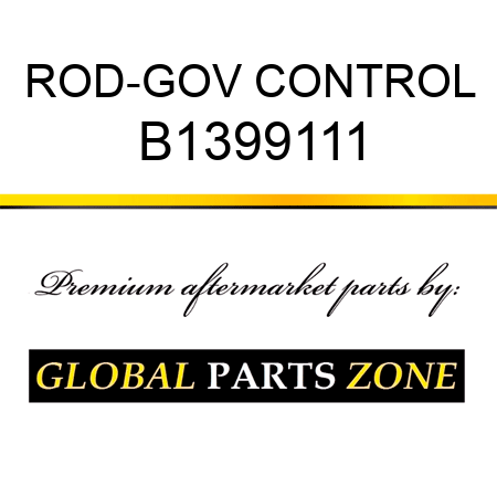 ROD-GOV CONTROL B1399111