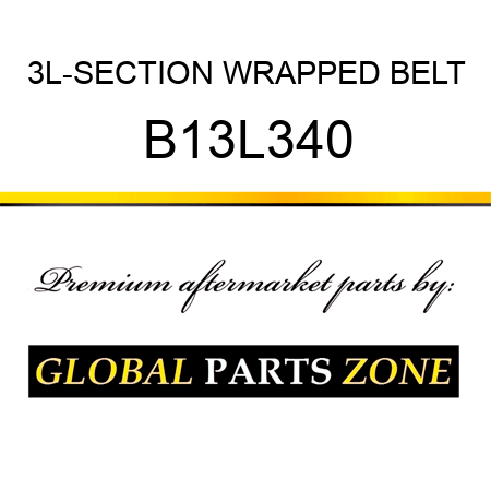 3L-SECTION WRAPPED BELT B13L340