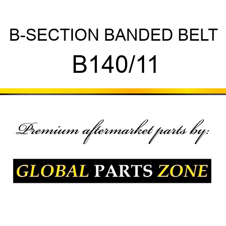 B-SECTION BANDED BELT B140/11