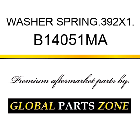 WASHER SPRING.392X1. B14051MA