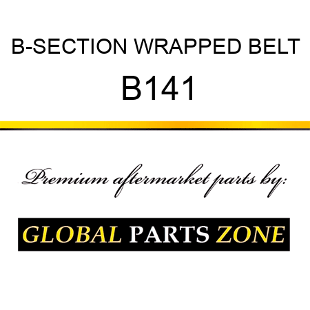 B-SECTION WRAPPED BELT B141