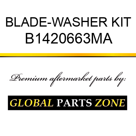 BLADE-WASHER KIT B1420663MA