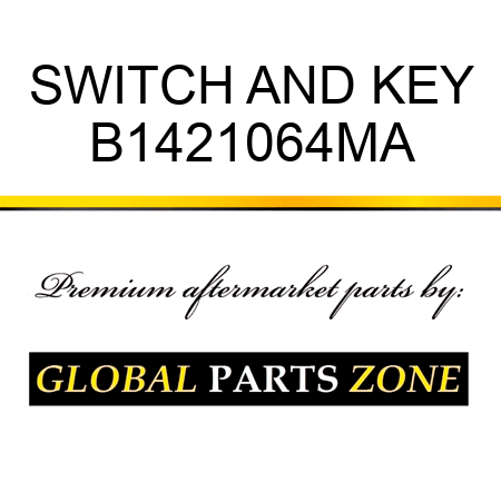 SWITCH AND KEY B1421064MA