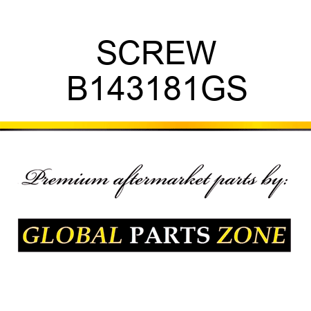 SCREW B143181GS