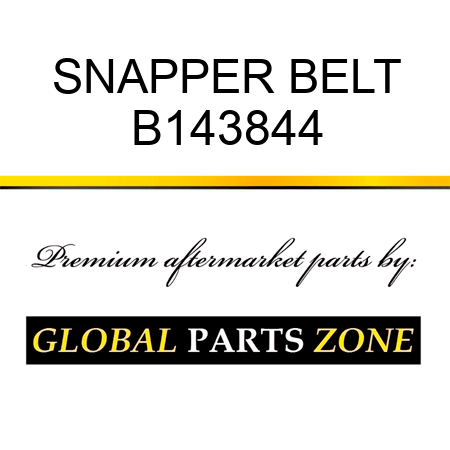 SNAPPER BELT B143844