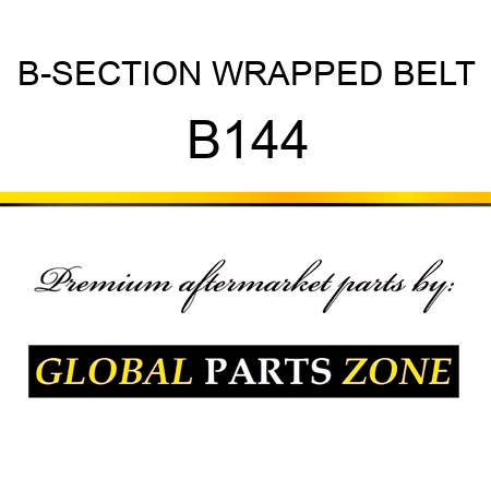 B-SECTION WRAPPED BELT B144