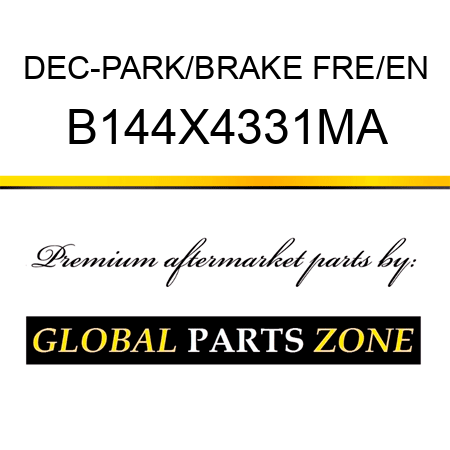 DEC-PARK/BRAKE FRE/EN B144X4331MA