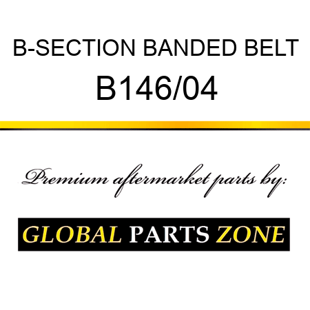 B-SECTION BANDED BELT B146/04