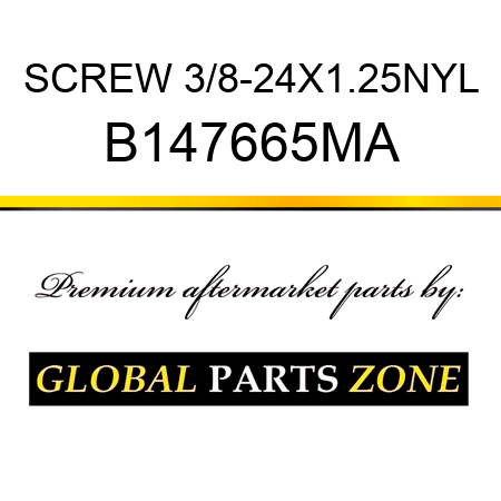 SCREW 3/8-24X1.25NYL B147665MA