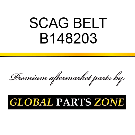 SCAG BELT B148203