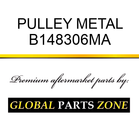 PULLEY METAL B148306MA