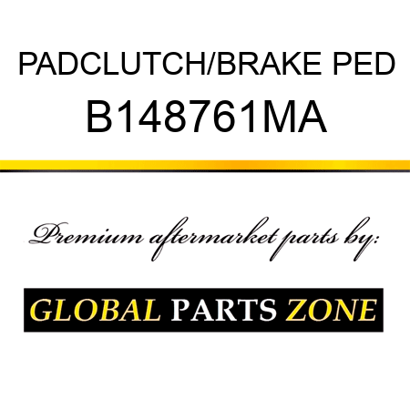 PADCLUTCH/BRAKE PED B148761MA