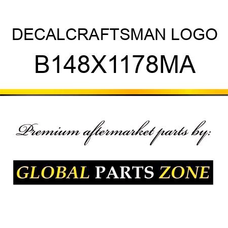 DECALCRAFTSMAN LOGO B148X1178MA