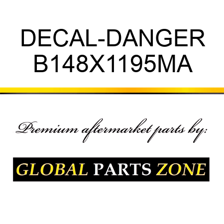 DECAL-DANGER B148X1195MA