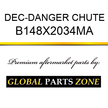 DEC-DANGER CHUTE B148X2034MA