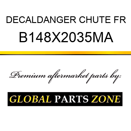 DECALDANGER CHUTE FR B148X2035MA