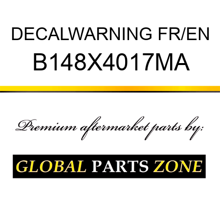 DECALWARNING FR/EN B148X4017MA