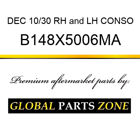 DEC 10/30 RH&LH CONSO B148X5006MA