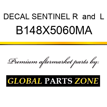 DECAL SENTINEL R & L B148X5060MA