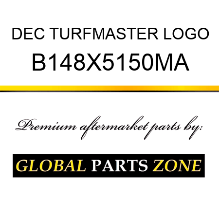 DEC TURFMASTER LOGO B148X5150MA